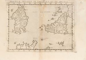 New tabula of Sardinia and Sicily.