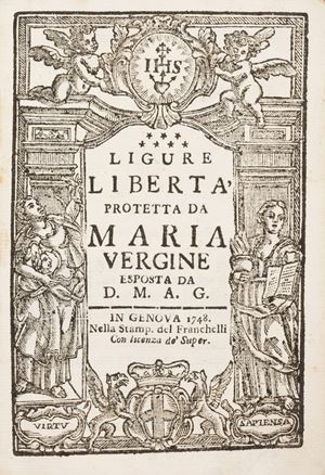 Ligurian freedom protected by the Virgin Mary