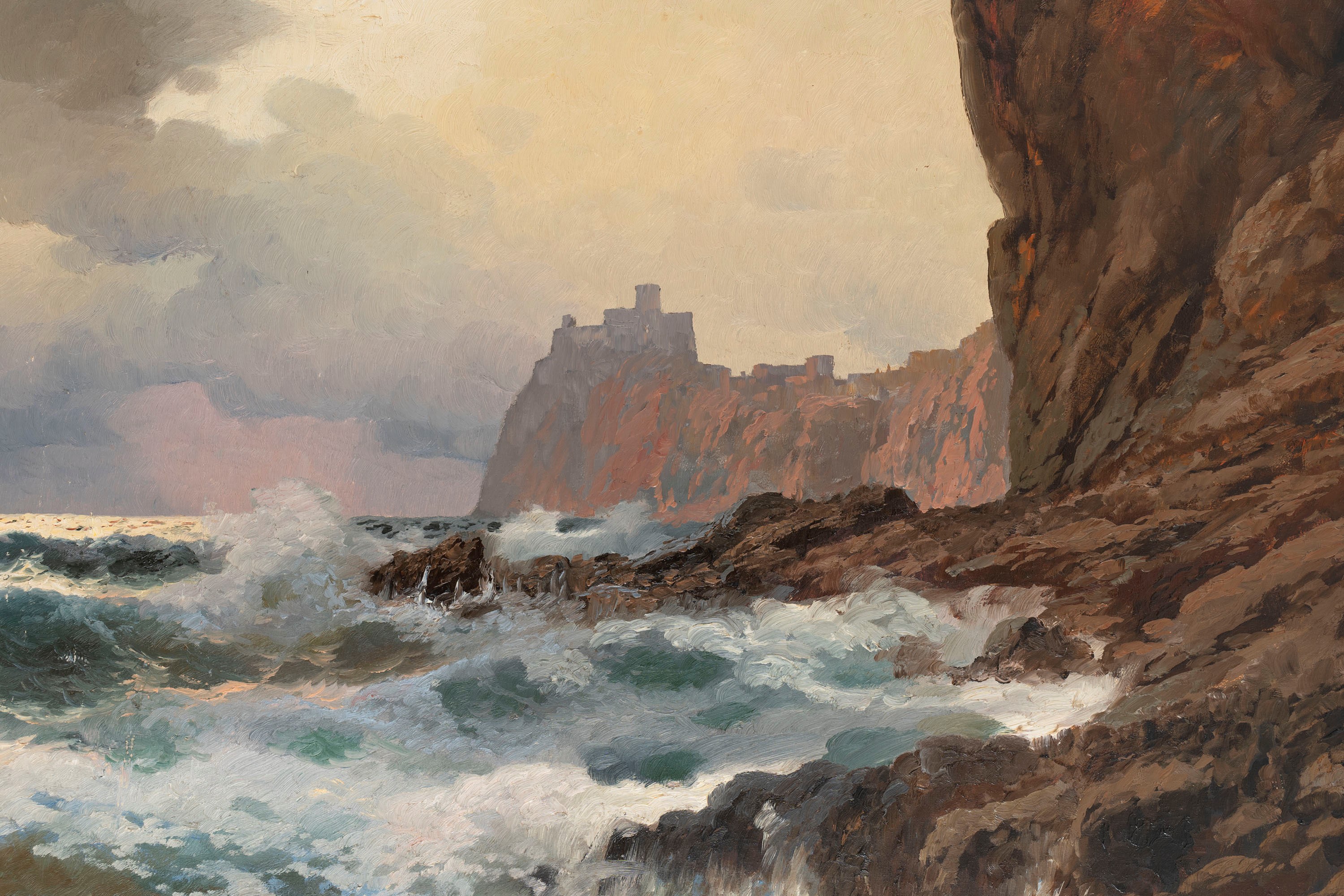 Alexander Dzigurski - Mareggiata a Duino