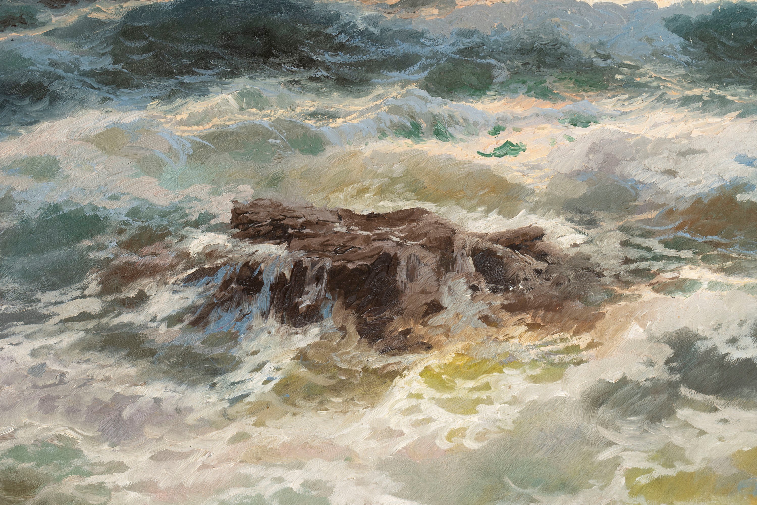 Alexander Dzigurski - Mareggiata a Duino