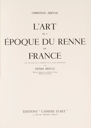 L'Art de l'époque du Renne en France