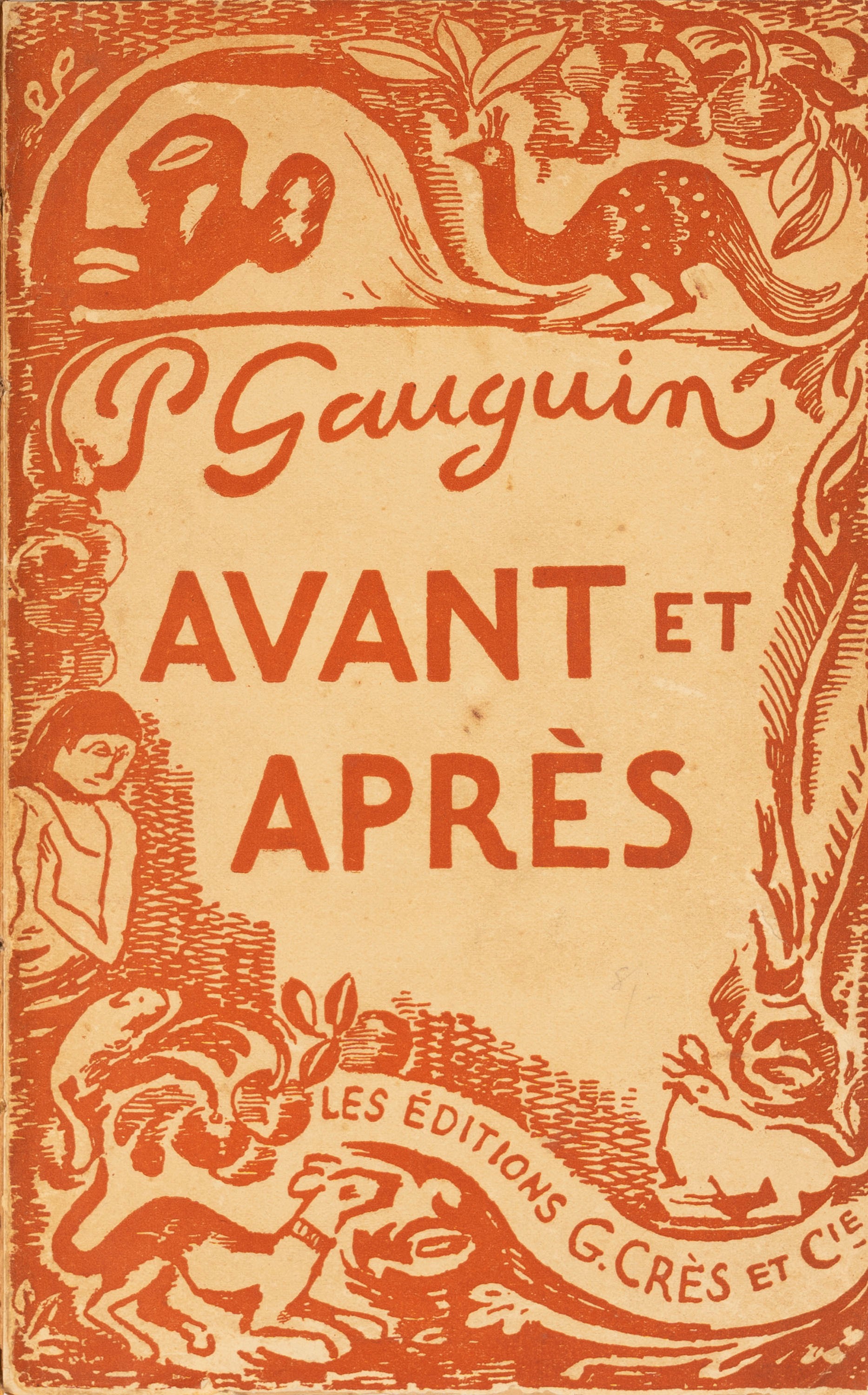 Paul Gauguin - Avant et Après - Libro illustrato del 1923