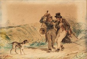 Induno Gerolamo - Musicians