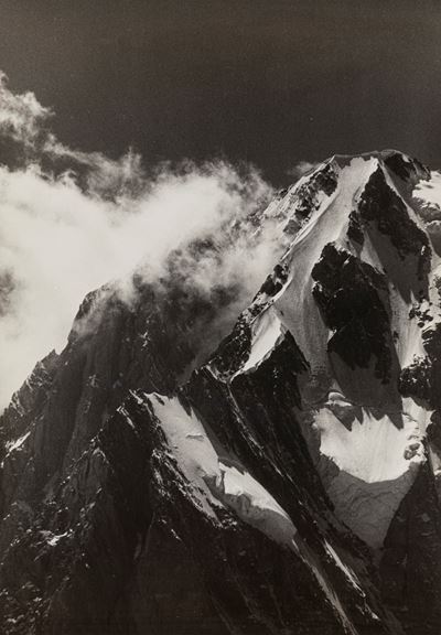 Montebianco - Stampa vintage alla gelatina ai sali d'argento