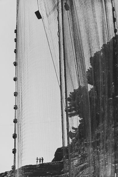 Reti a San Fruttuoso, stampa vintage alla gelatina ai sali d'argento