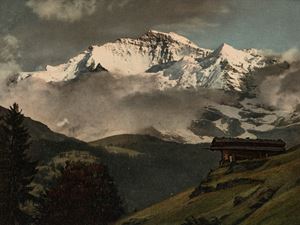 Die Jungfrau im Abendlicht