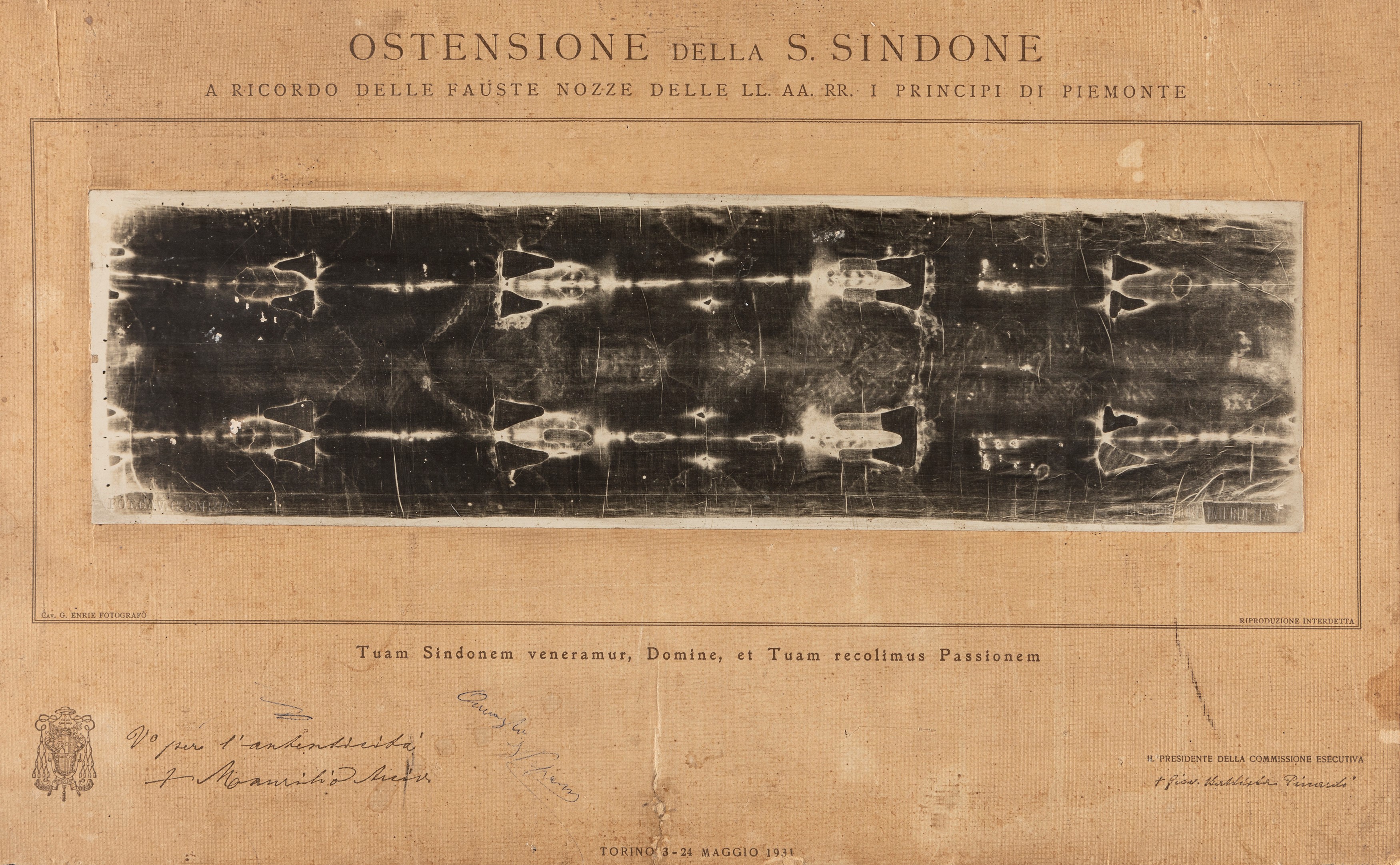 Giuseppe Enrie - Ostensione della S. Sindone