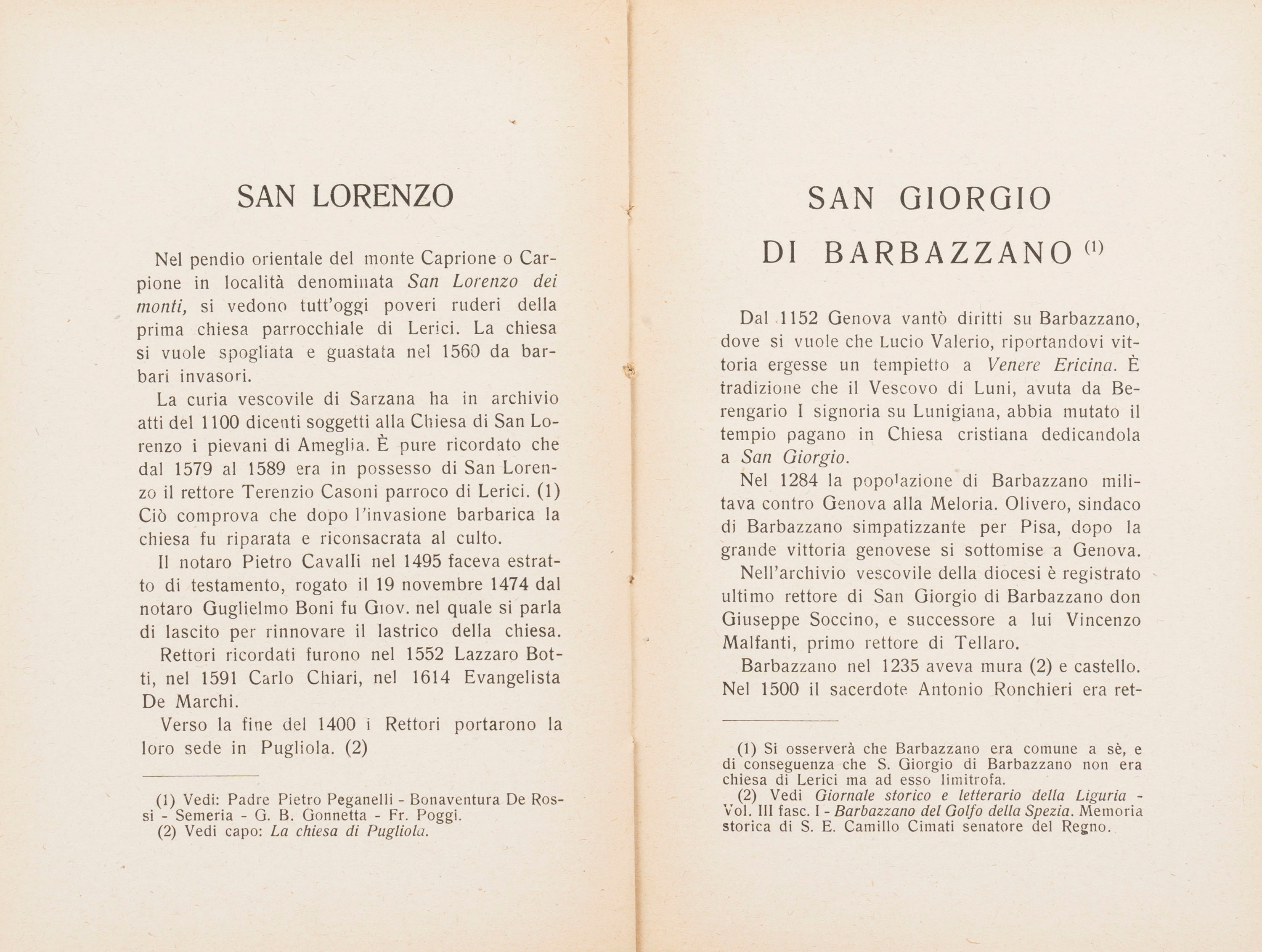 Amerigo Cassarini - Souvenir du Jardin Pallavicini de Pegli et itinéraire de Genes a Voltri