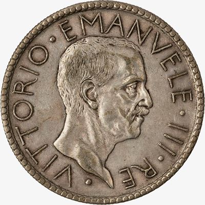 VITTORIO EMANUELE III, 20 Lire Littore, 1927