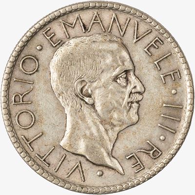 VITTORIO EMANUELE III, 20 Lire Littore, 1927
