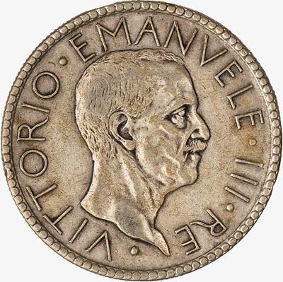 Regno d'Italia, Vittorio Emanuele III, 20 Lire Littore, 1927