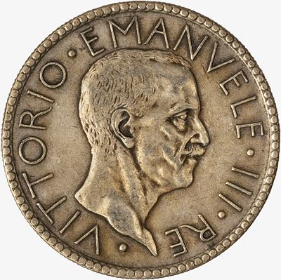 Regno d'Italia, Vittorio Emanuele III, 20 Lire Littore, 1927, Zecca di Roma, Argento, qBB