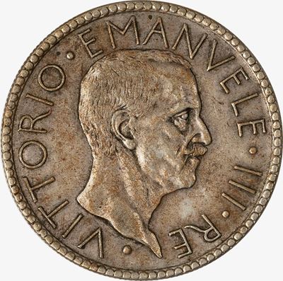Regno d'Italia, 20 Lire Littore Anno VI, 1927