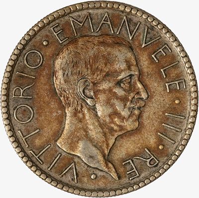 VITTORIO EMANUELE III, 20 Lire Littore, 1927