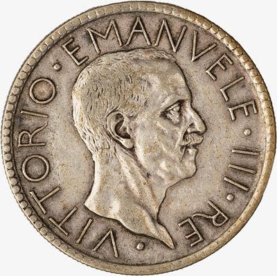 VITTORIO EMANUELE III, 20 Lire Littore, 1928