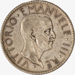 Regno d'Italia, VITTORIO EMANUELE III, 1900-1946 - 20 Lire Littore Anno VI