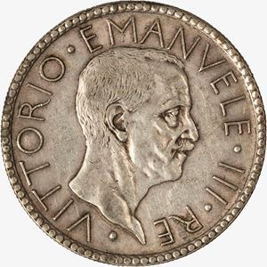 Regno d'Italia, VITTORIO EMANUELE III, 1900-1946 - 20 Lire Littore Anno VI