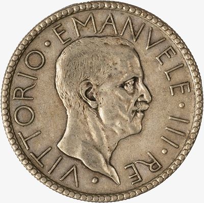 VITTORIO EMANUELE III, 20 Lire Littore Anno VI, 1928
