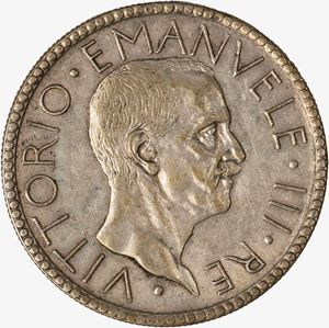 Regno d'Italia, VITTORIO EMANUELE III, 1900-1946 - 20 Lire Littore Anno VI