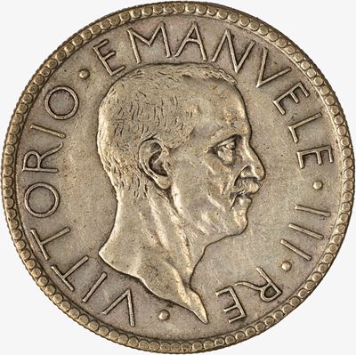 Regno d'Italia, Vittorio Emanuele III, 20 Lire Littore, 1928, Zecca di Roma, Argento