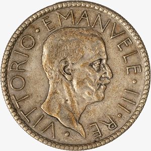 Regno d'Italia, VITTORIO EMANUELE III, 1900-1946 - 20 Lire Littore Anno VI
