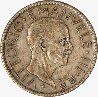 Regno d'Italia, Vittorio Emanuele III, 20 Lire Littore Anno VI, 1928