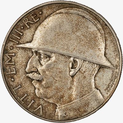 VITTORIO EMANUELE III, Moneta da 20 Lire Elmetto, 1928