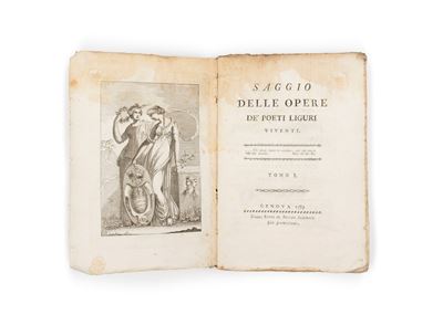Francesco Giacometti, Saggio delle opere de' Poeti Liguri viventi e altri volumi letterari liguri...