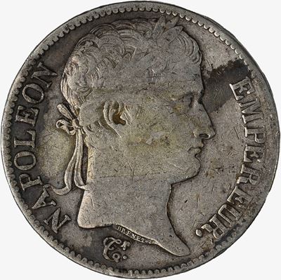 Francia, 5 Franchi, argento, 1811