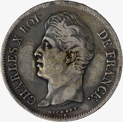Francia, 5 Franchi, 1827