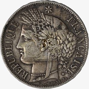 Francia, SECONDA REPUBBLICA, 1848-1852 - 5 Franchi