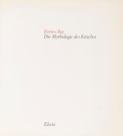 Die Mythologie des Kitsches