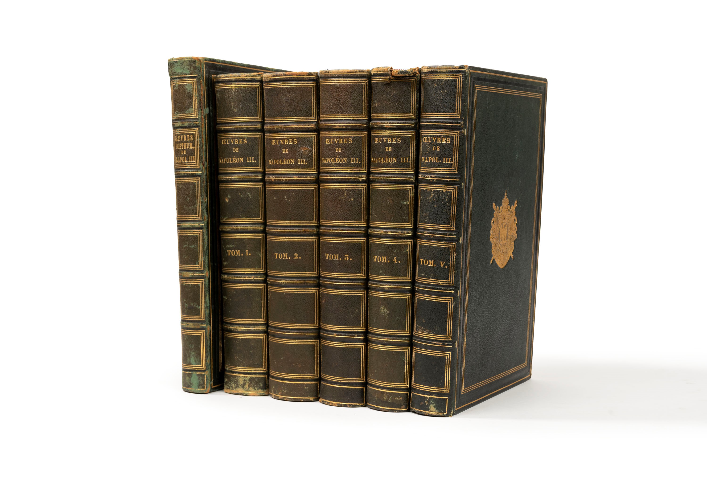 Napoleone III - Oeuvres posthumes et autographes inédits de Napoleon III, Libro in 5 volumi
