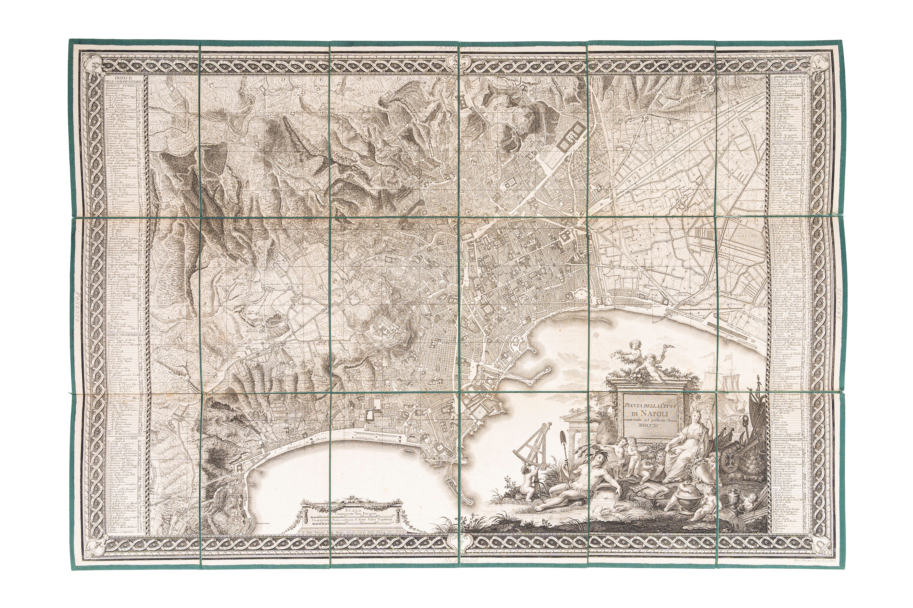 Pianta della città di Napoli come esiste nel presente anno 1790