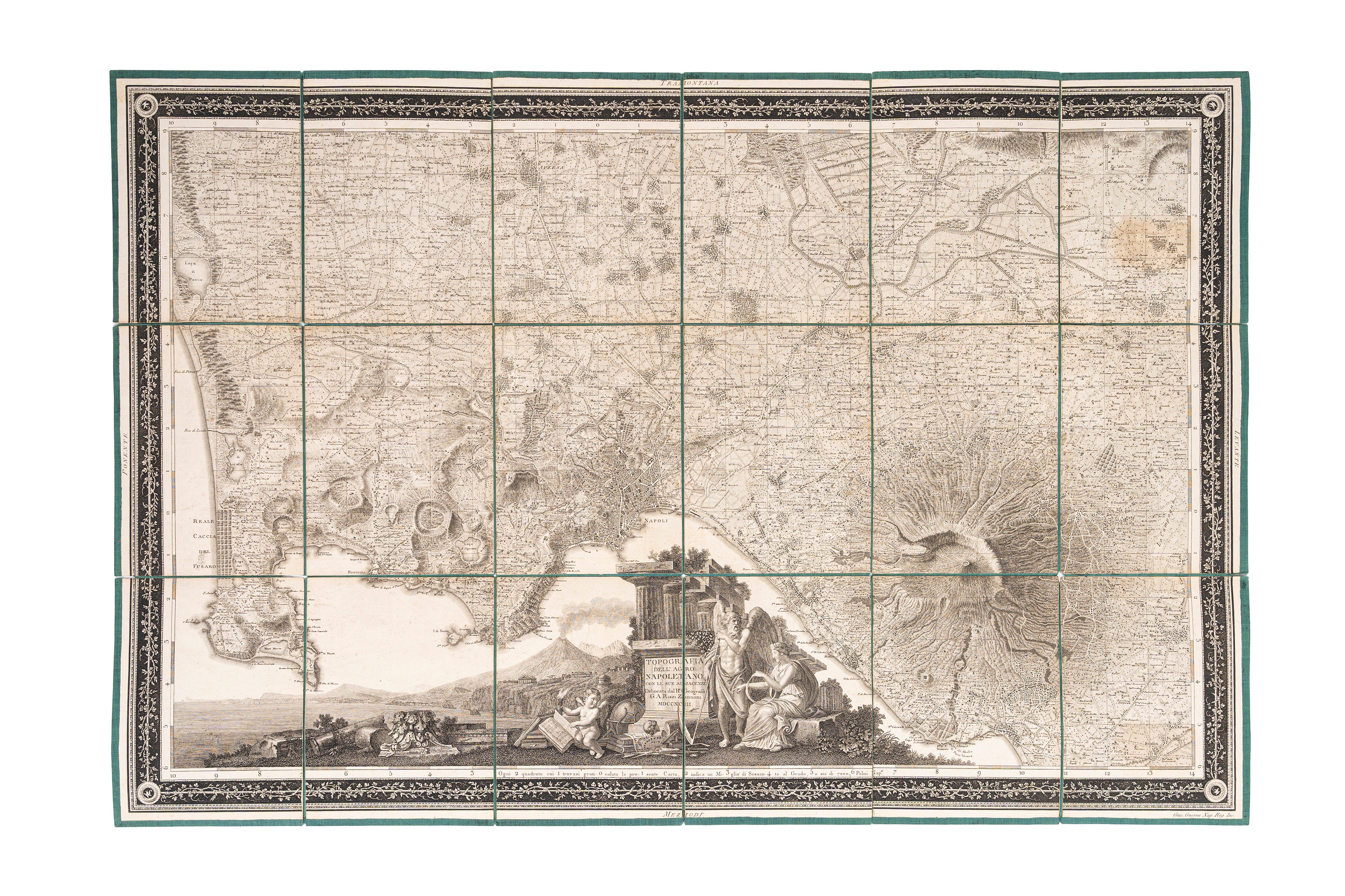 Pianta della città di Napoli come esiste nel presente anno 1790