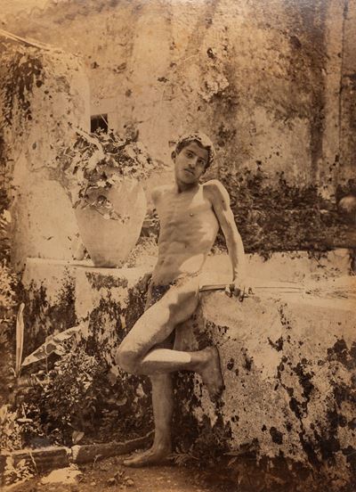 Senza titolo (Giovane siciliano), stampa all'albumina