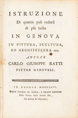 Education of the most beautiful things to be seen in Genoa in painting, sculpture and architecture