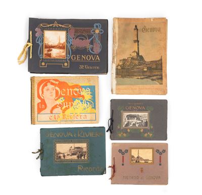 Genova la Superba e la Riviera, libro illustrato in 4° oblungo del 1899