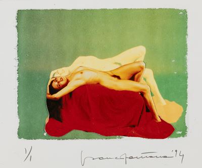 Senza titolo (Collage, Polaroid trasferta su cartoncino e C-print, 1994)