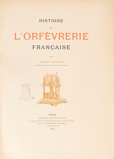 Histoire de l'Orfèvrerie Francaise, 1896