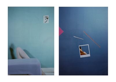 Studio - Due stampe vintage cibachrome, 1983