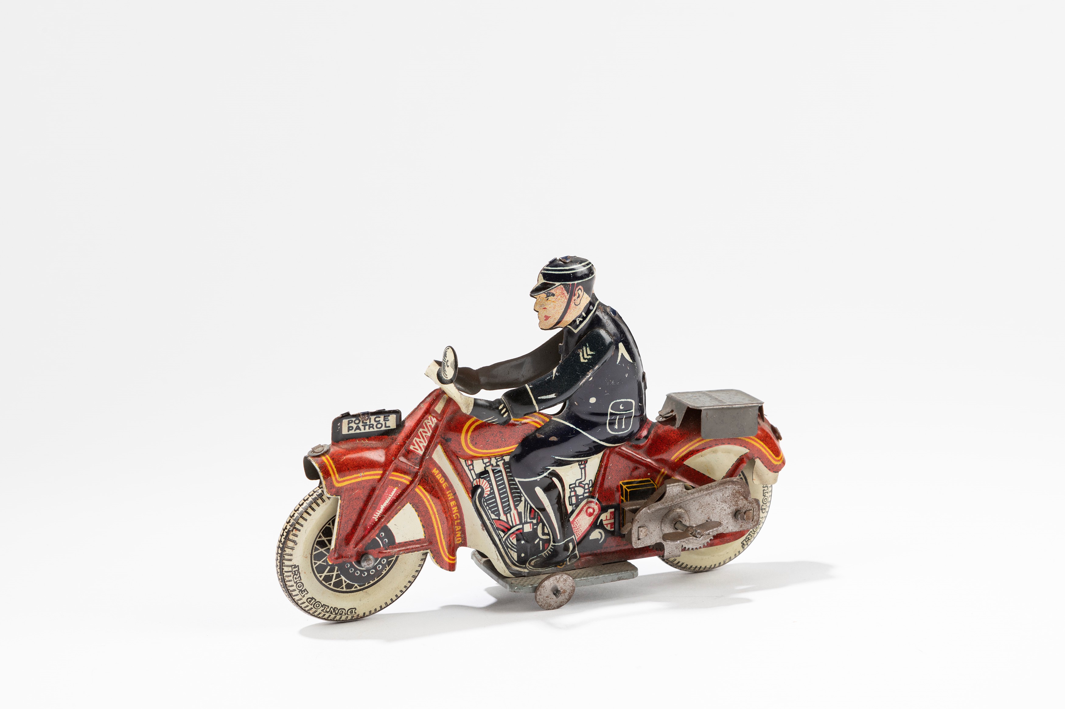 Mettoy - Police Patrol motorcycle 1950-1955 | Vintage Toys