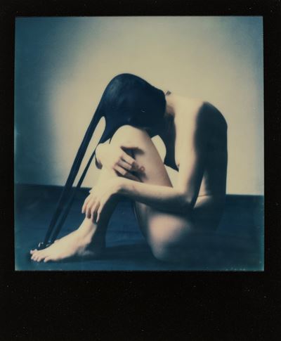 Autore sconosciuto, Liquefazione n. 6, Polaroid, 2018