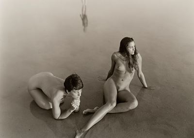 Maia and Minna, Stampa vintage alla gelatina ai sali d'argento, 1994