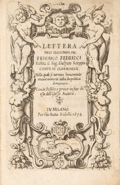 Lettera dell'Illustriss. sig. Federico Federici, 1634