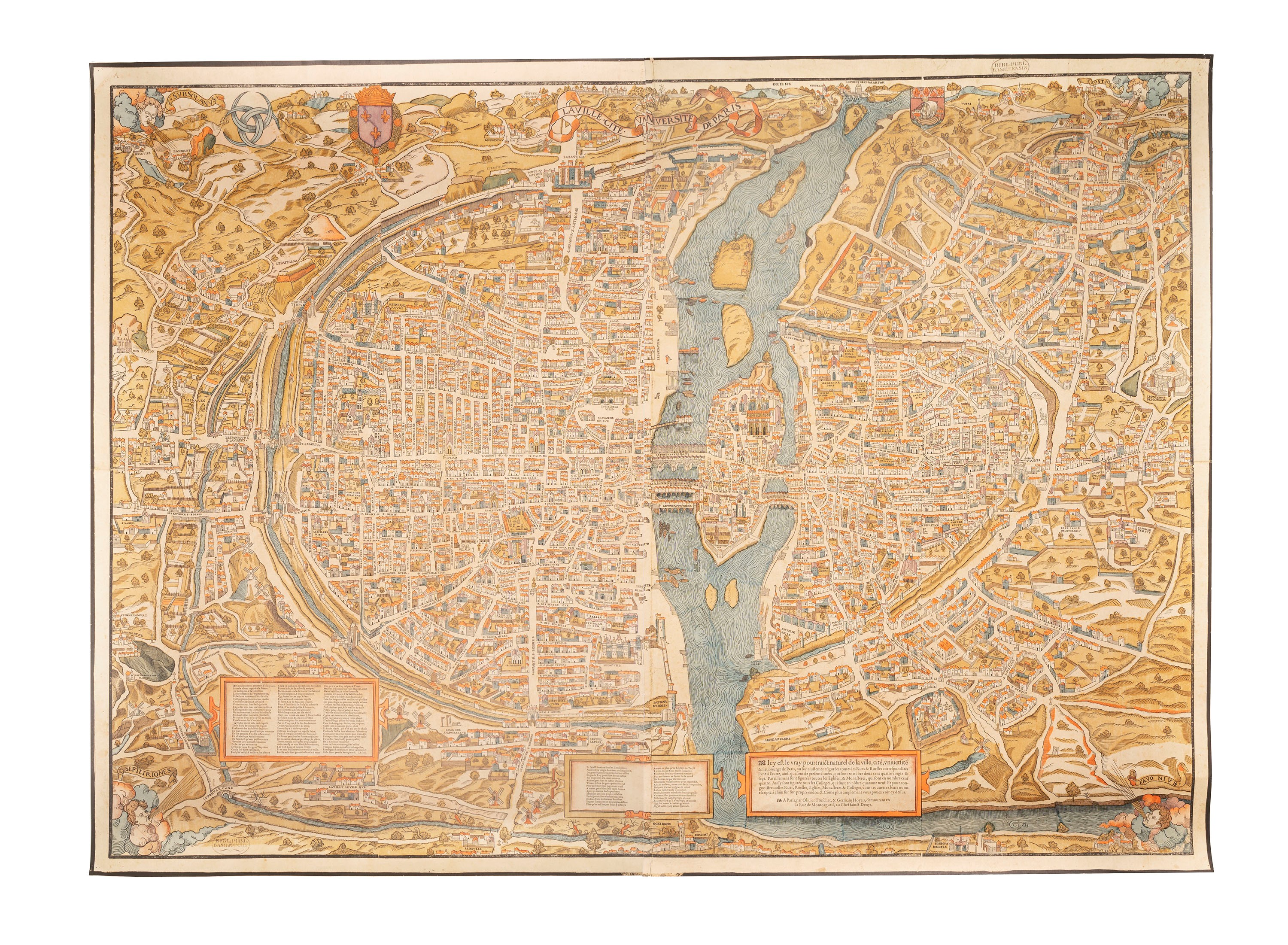 Truschet e Hoyau, Le Plan de Paris - Edizione facsimile del Plan de Bale