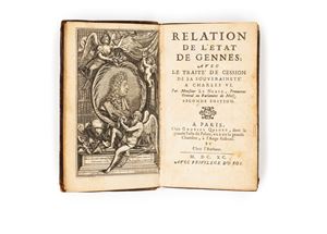 Report of the Age of Gennes ave le Traité de cession de sa souveraineté a Charles VI