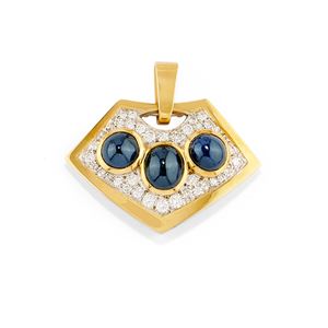 Sapphire pendant