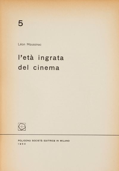 Il film nei problemi dell'arte - Brossura con sovraccoperta a colori