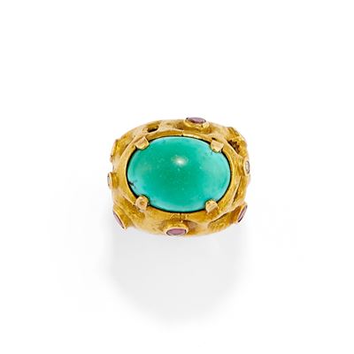Anello con Turchese